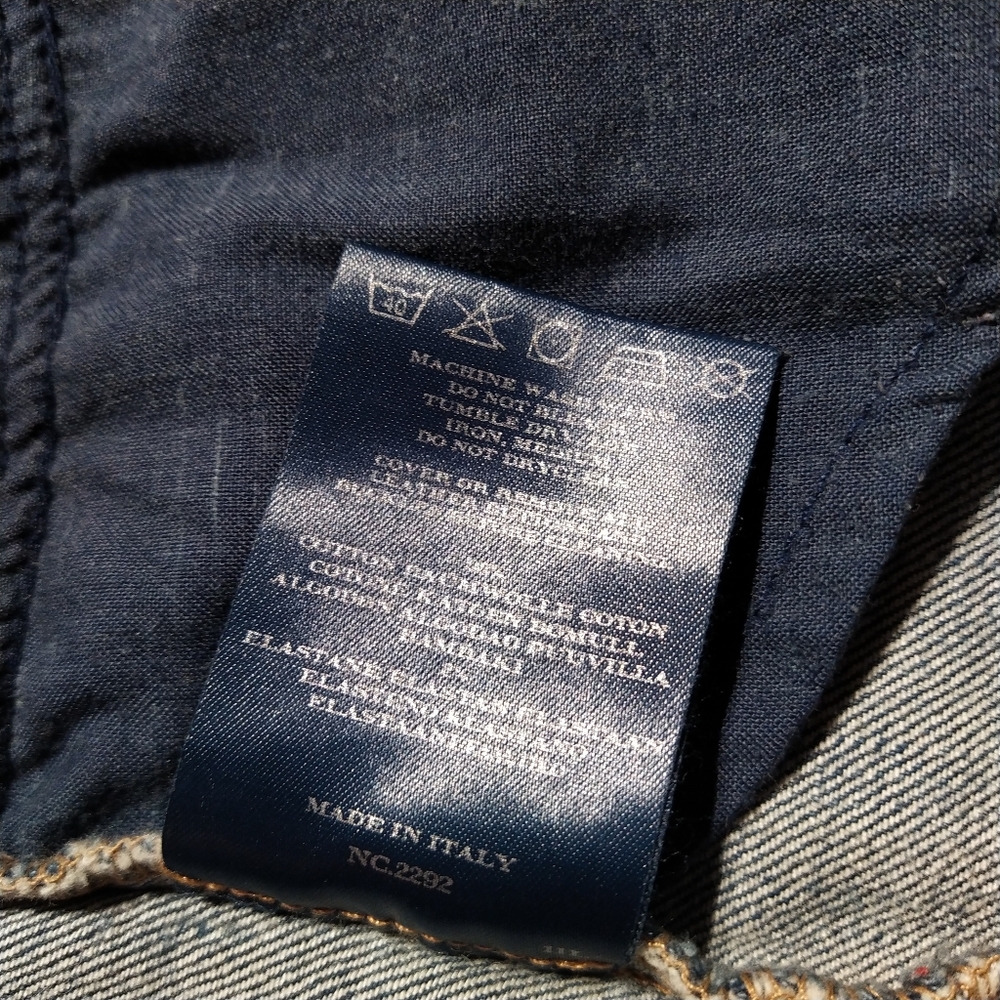 *SOLD* BURBERRY Denim Skirt A-Line US 06 - Picture 4 of 8
